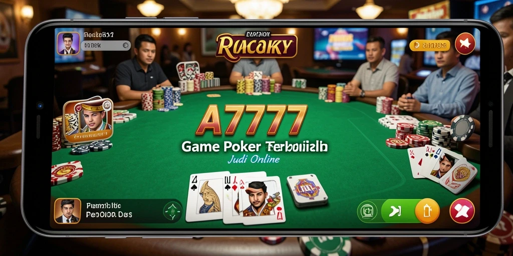 Tampilan permainan Poker yang menarik dan mendalam di A7777.