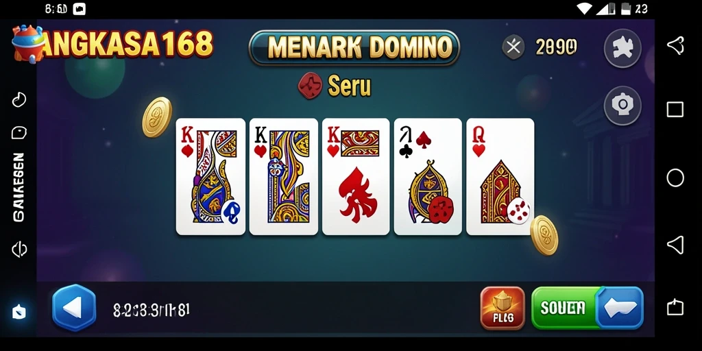 Tampilan gameplay seru dari ANGKASA168 dalam permainan Domino.
