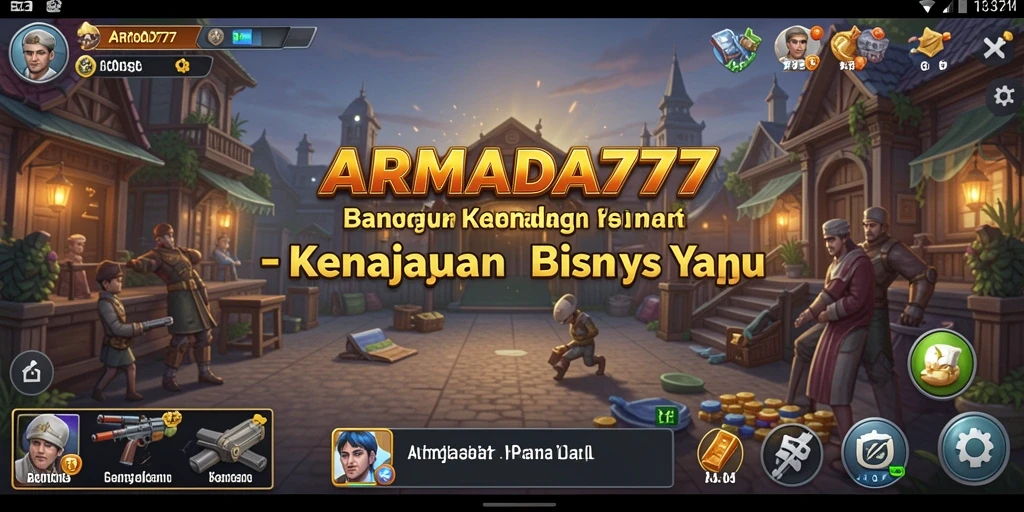 Tampilan menarik dari gameplay ARMADA777 yang penuh strategi Tycoon.