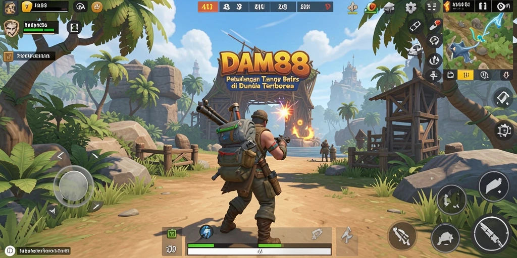 Tampilan gameplay menarik dari <strong>DAM88</strong> yang menunjukkan aksi dalam dunia terbuka.