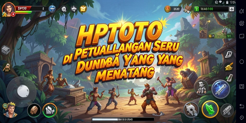 Gameplay HPTOTO yang seru dengan petualangan yang menantang.
