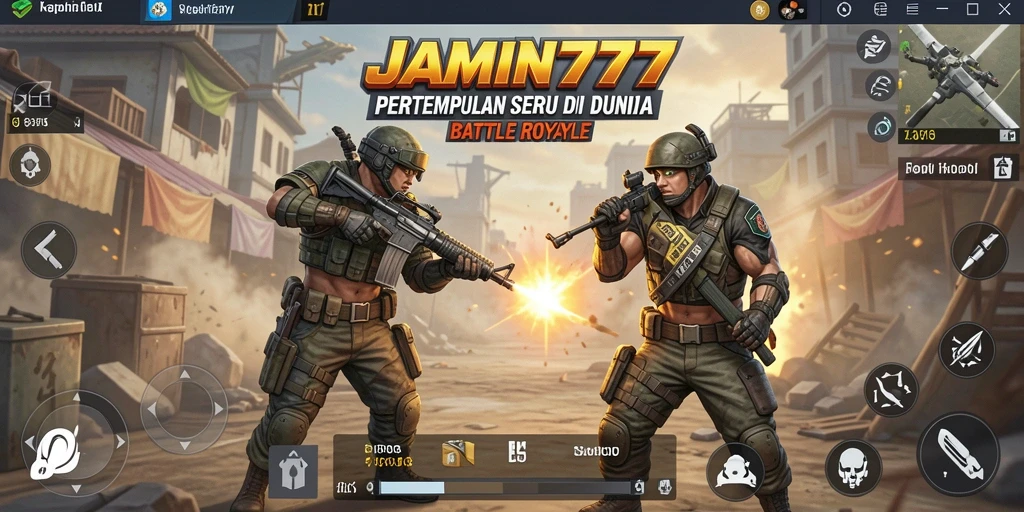 Menampilkan aksi mendebarkan dalam pertempuran Battle Royale