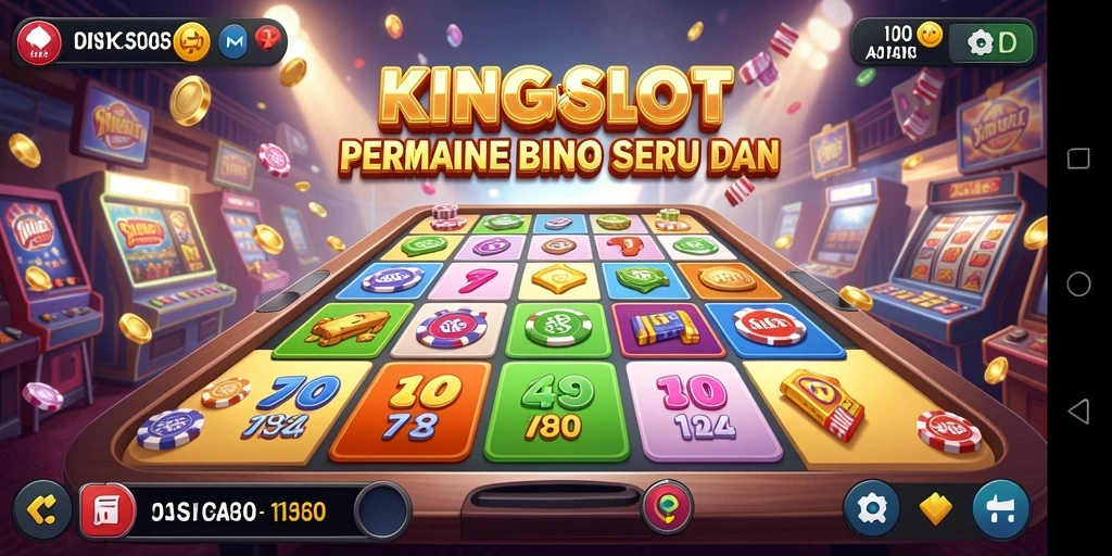 Tampilan gameplay KINGSLOT yang mengasyikkan saat bermain Bingo.
