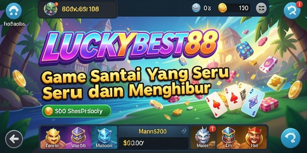 Tampilan gameplay LUCKYBEST88 yang seru dan menyenangkan.