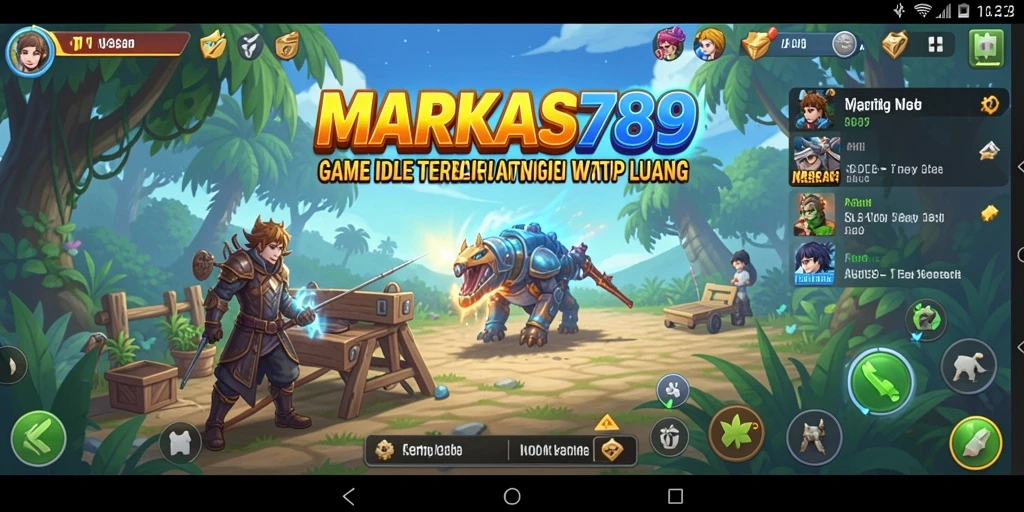 Tampilan menarik dari gameplay <strong>MARKAS789</strong> dalam membangun dan mengelola markas.