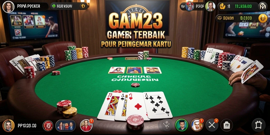 Screenshot PP123 menampilkan gameplay Poker yang seru dan interaktif.