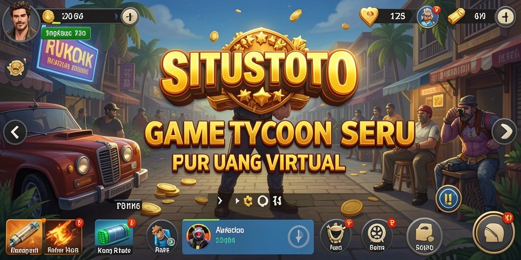 Screenshot gameplay SITUSTOTO menampilkan aktivitas bisnis menarik.