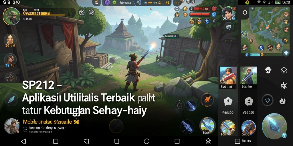 Tangkapan layar utama SP212 menampilkan antarmuka pengguna yang elegan dan fungsional.