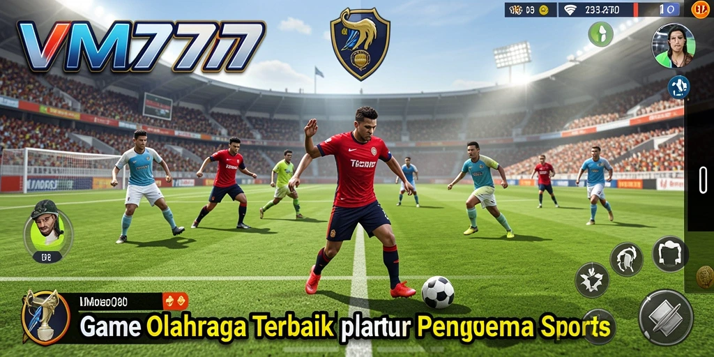 Screenshot gameplay VM777 menunjukkan aksi seru dalam olahraga.